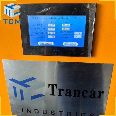 Steel round wires descaling machine with dust collector automatic polishing machine from Trancar Industries
