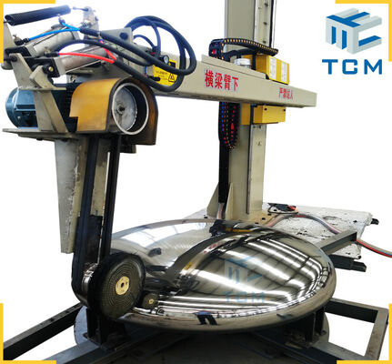 Trancar Industries Çin'den Bulaşık Uçları için Parlatma Makinesi Otomasyonu iç dış yüzey taşlama parlatma